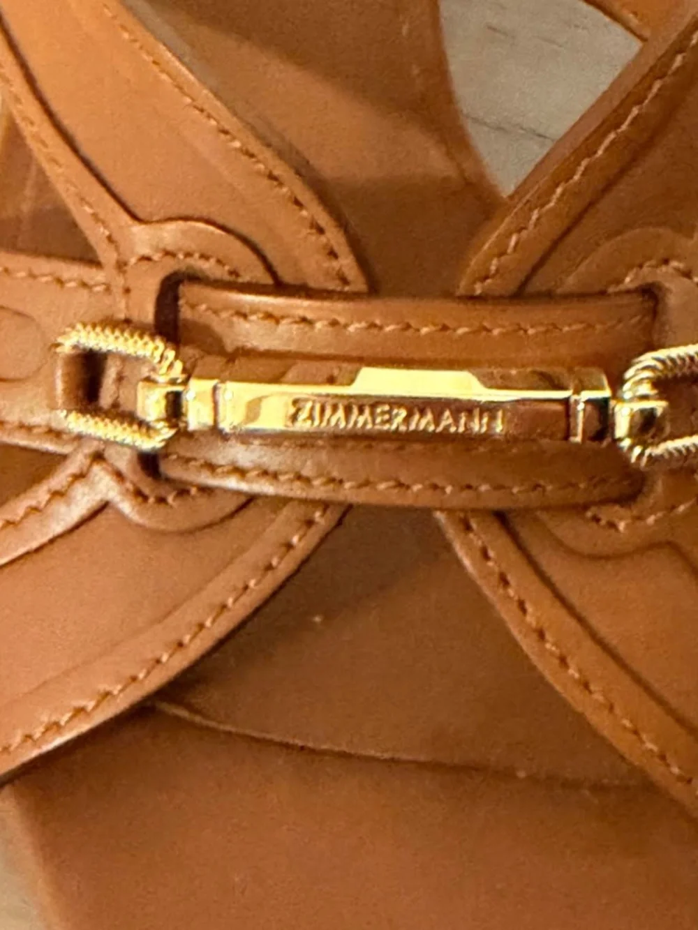 Zimmermann Prisma Brown Mules (65mm), size 39